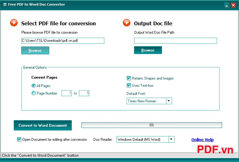 Download Doi Duoi Pdf Sang Word Mien Phi