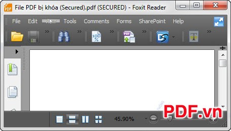 File PDF bị khóa