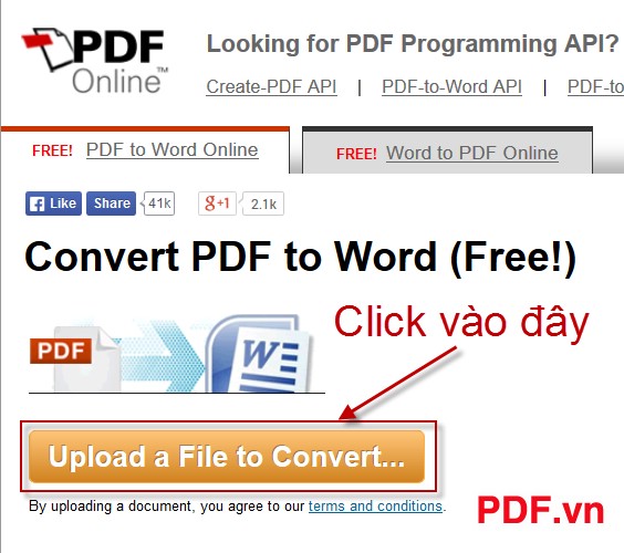 Chọn file PDF