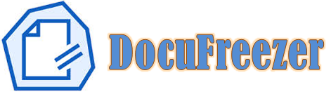 Chuyển tài liệu sang PDF bằng DocuFreezer