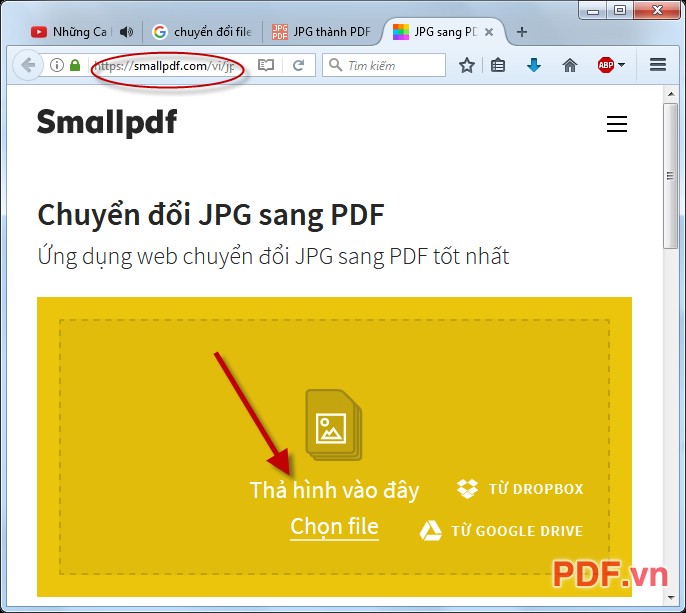 Hướng Dẫn Cách Chuyển Đổi File Ảnh Jpg Sang Pdf Online Trực Tuyến - Pdf.Vn