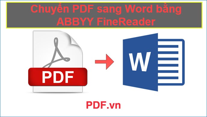 Chuyển PDF sang Word bằng ABBYY FineReader 100% thành công