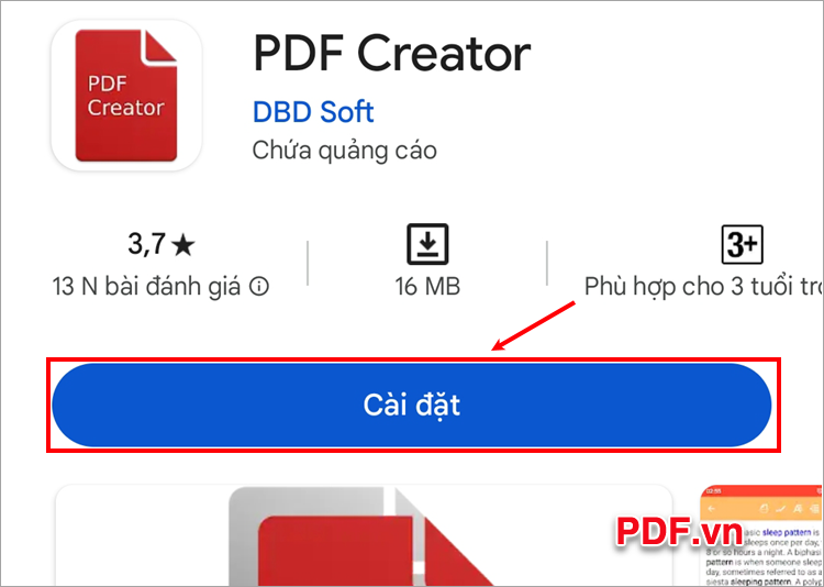 Cách tạo file PDF trên điện thoại bằng ứng dụng PDF Creator