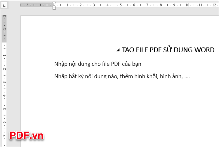 Mở Microsoft Word soạn thảo bất kỳ nội dung