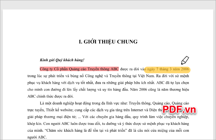 Nhanh chóng thực hiện cách highlight, tô màu chữ trong PDF với công cụ trực tuyến