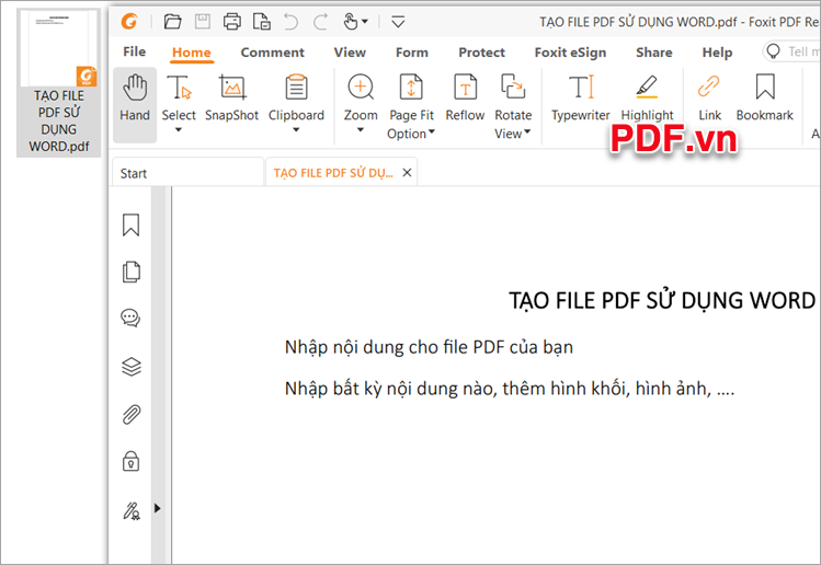 Thực hiện cách tạo file PDF trên máy tính dễ dàng