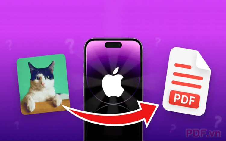 Cách chuyển ảnh sang file PDF trên iphone