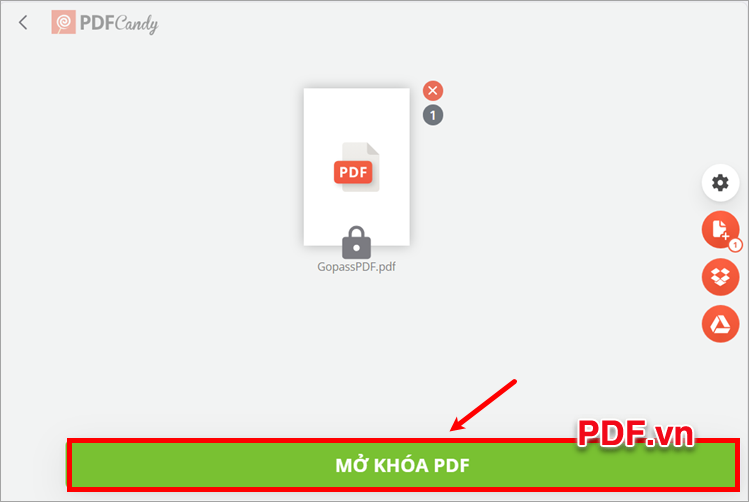 Chọn Mở Khóa PDF Chọn Mở Khóa PDF