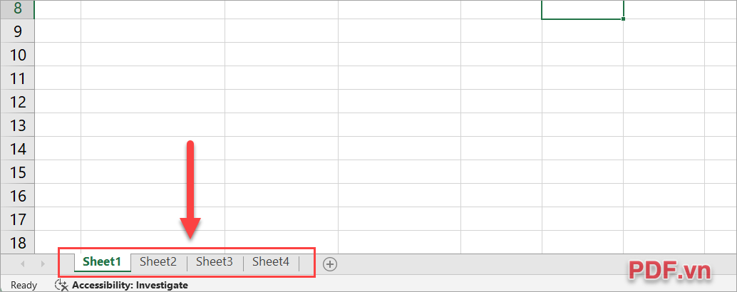 Cách lưu 1 Sheet trong Excel thành file PDF trực tiếp trên Excel