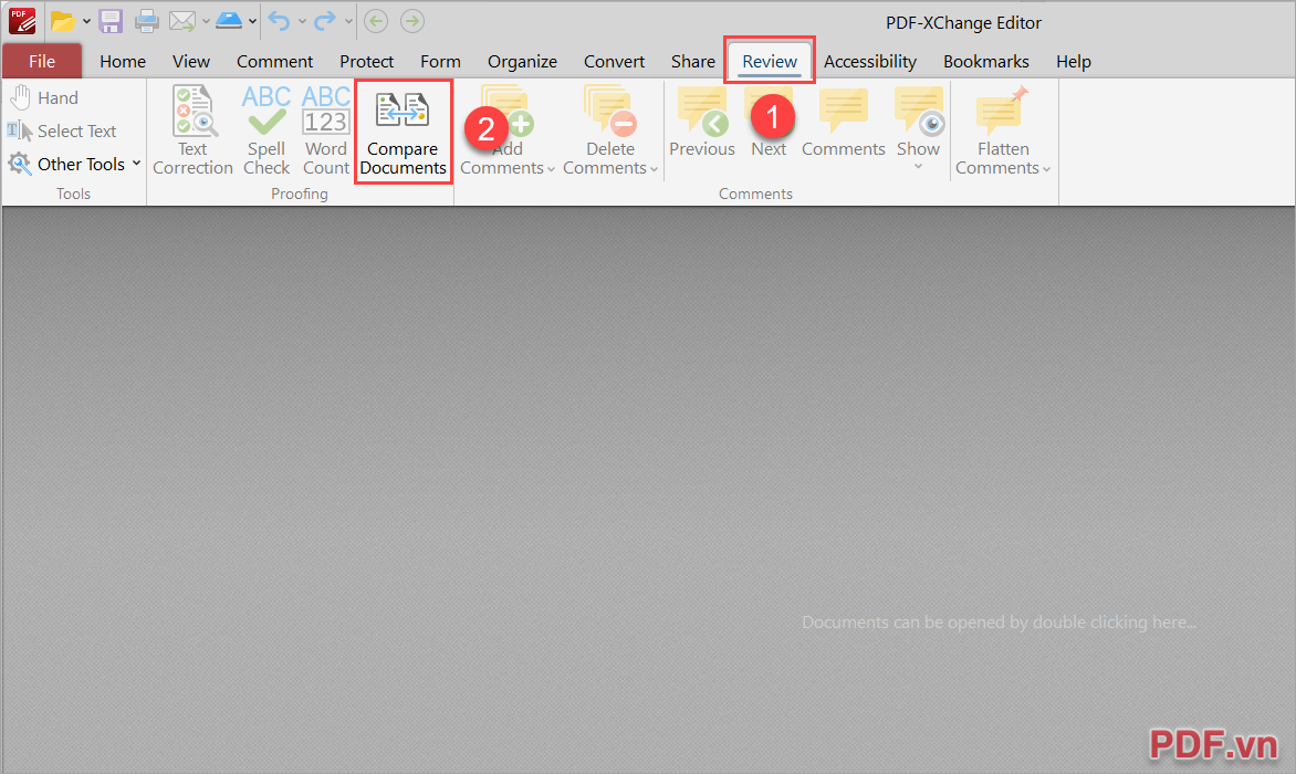 Cách so sánh 2 file PDF để tìm sự khác nhau bằng PDF Xchange