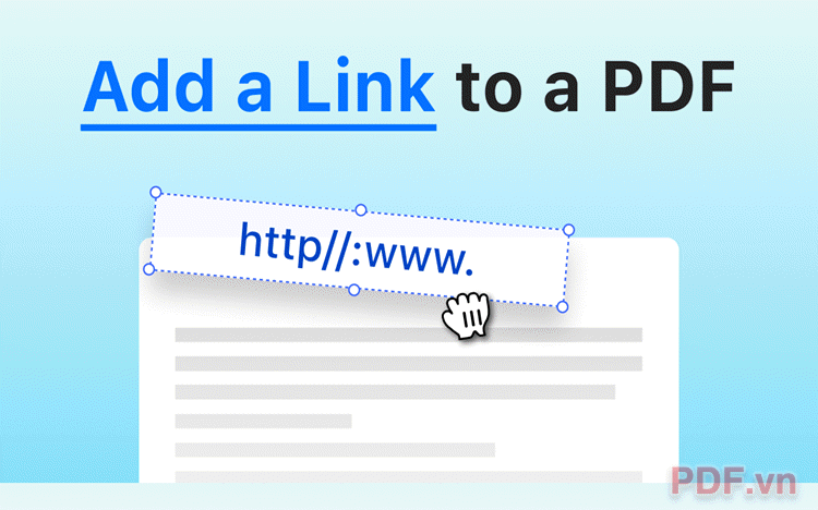 Cách tạo liên kết, đường link cho file PDF