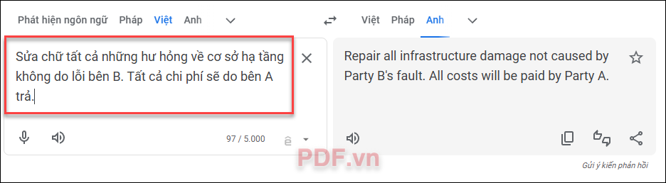 Sau đó bạn chuyển đến ứng dụng cần dán văn bản - Nhấn Ctrl + V để dán