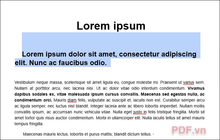 Tiếp đó, bạn có thể bắt đầu chỉnh sửa văn bản trực tiếp trong Google Docs