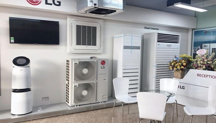 Một góc trưng bày tại điện máy Phúc Khánh