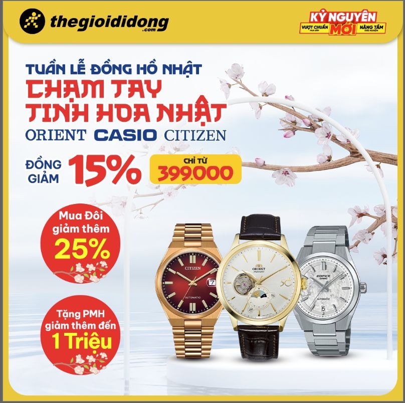 Săn Đồng Hồ Nhật Citizen, Orient, Casio Giá Thấp Nhất 20 Ngày Qua